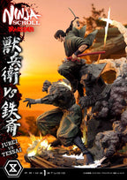 Ninja Scroll Ultimate Premium Masterline Series Statue 1/4 Jubei Versus Tessai 101 cm