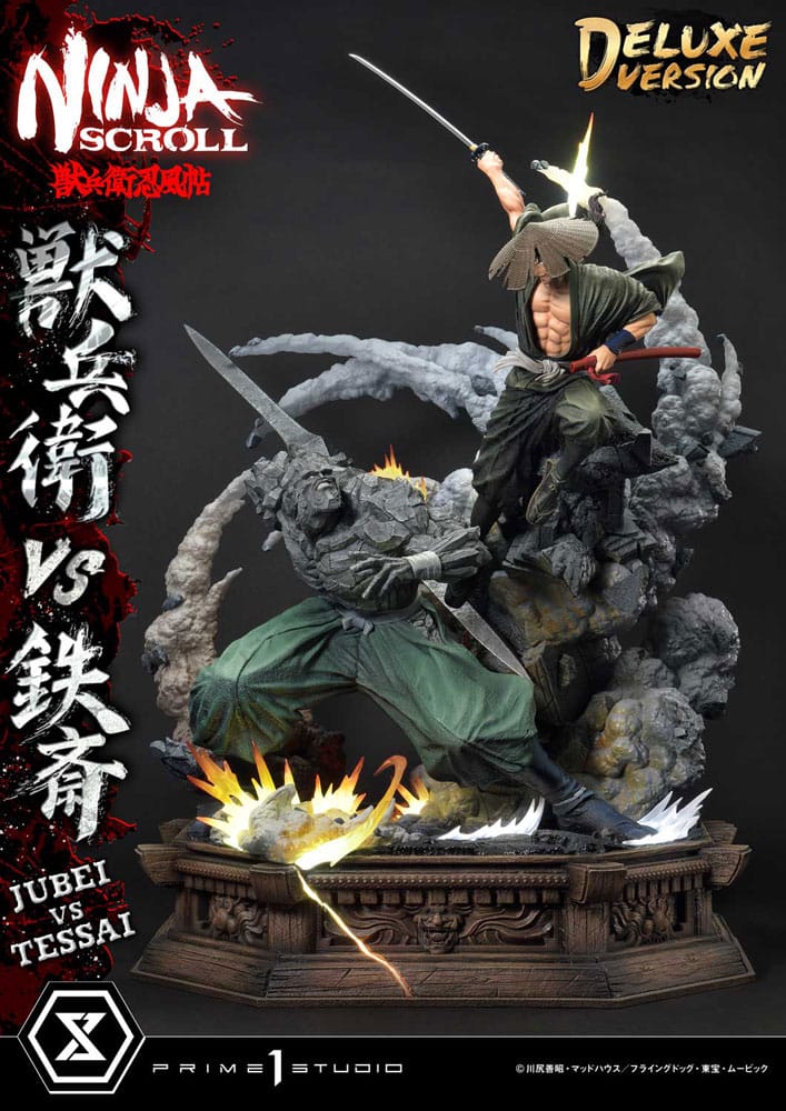 Ninja Scroll Ultimate Premium Masterline Series Statue 1/4 Jubei Versus Tessai Deluxe Version 101 cm Prime 1 Studio