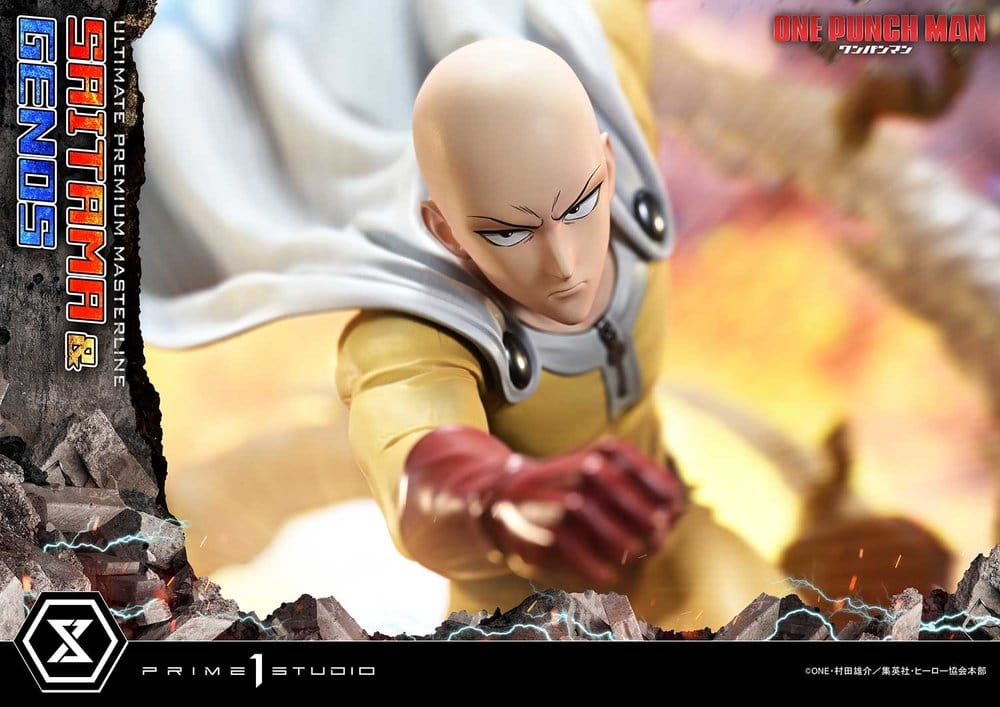 One-Punch Man Ultimate Premium Masterline Series Statue 1/4 Saitama & Genos 73 cm
