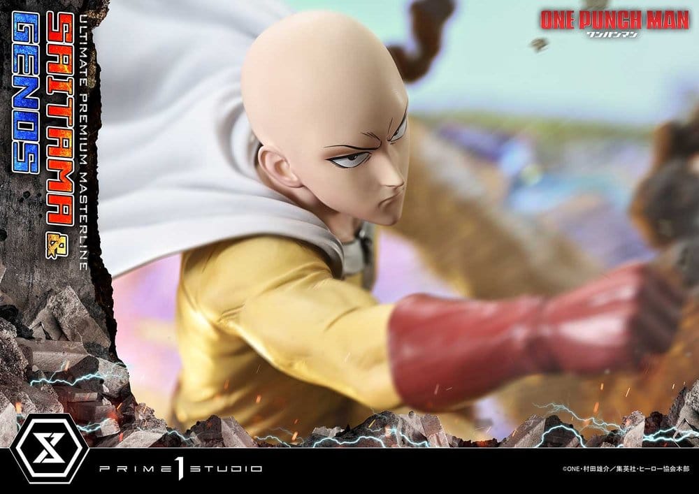 One-Punch Man Ultimate Premium Masterline Series Statue 1/4 Saitama & Genos 73 cm