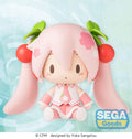 Character Vocal Series 01: Hatsune Miku Fuwa Petit Chibi Figure Sakura Miku 8 cm Sega