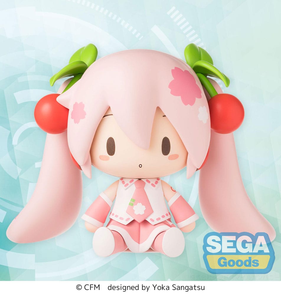 Character Vocal Series 01: Hatsune Miku Fuwa Petit Chibi Figure Sakura Miku 8 cm Sega