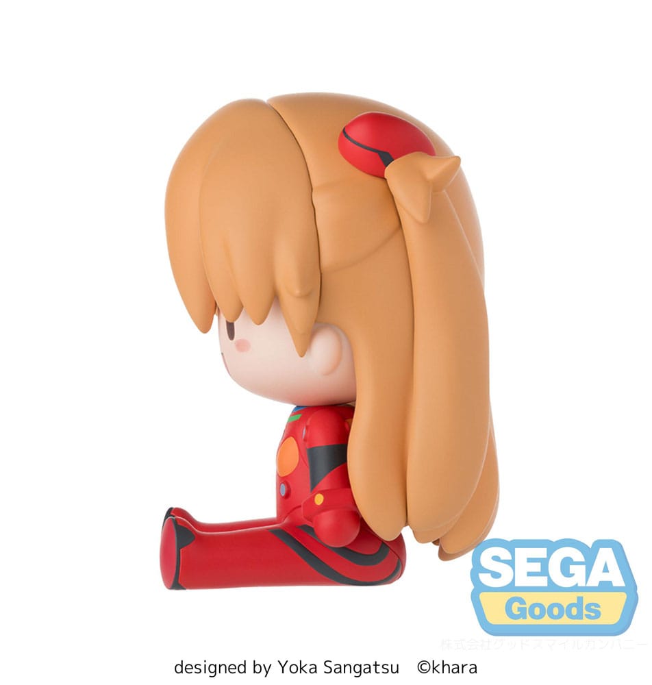 Evangelion: New Theatrical Edition Fuwa Petit Chibi Figure Asuka Plug Suit 8 cm