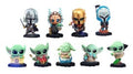 Star Wars The Mandalorian Cosbi Mini Figures 8 cm Blind Box Display (8) Hot Toys