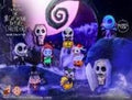 Nightmare Before Christmas Bobble Hero Cosbi Bobble-Head Series 2 8 cm Blind Box Display (8) YuMe Toys