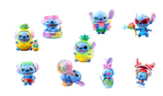 Lilo & Stitch Cosbi Mini Figures 8 cm Blind Box Display (8) YuMe Toys