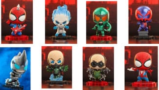 Spider-Man Cosbi Mini Figures 8 cm Blind Box Display (8) YuMe Toys